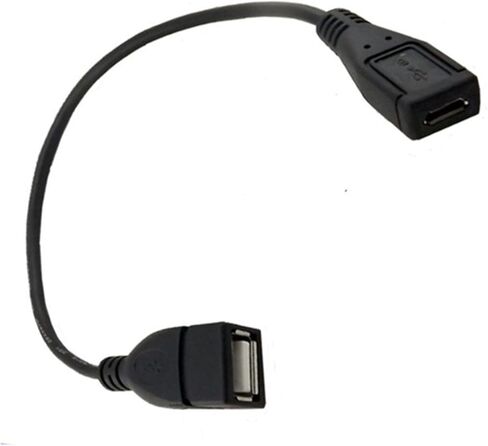 USB إلى 2.0 محول 2.0 أنثى إلى أنثى موصل شحن مزامنة البيانات للهواتف الذكية الالكترونيات الاستهلاكية الملحقات الرقمية كابل موصل كابل in Kuwait