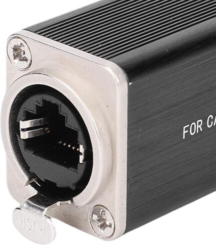 RJ45 Coupler, Ethernet Extender, Female to Female Connector, IP68 Water Proof Shielded RJ45 Coupler, for Cat5e, Cat6, Cat7, Cat8 LAN Cable Outdoor PoE Network with Easy in in Kuwait