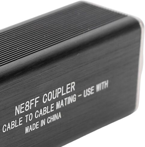 RJ45 Coupler, Ethernet Extender, Female to Female Connector, IP68 Water Proof Shielded RJ45 Coupler, for Cat5e, Cat6, Cat7, Cat8 LAN Cable Outdoor PoE Network with Easy in in Kuwait