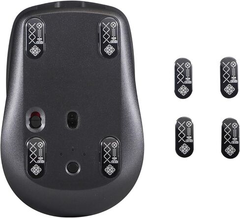 Glass Mouse Skates for Logitech MX Anywhere 3S/3 Mouse Feet Pads Smooth Durable Slim 2.5D Curved Edge Game Mice Feet Replacement Accessories(Printing Pattern) in Kuwait