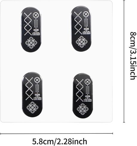 Glass Mouse Skates for Logitech MX Anywhere 3S/3 Mouse Feet Pads Smooth Durable Slim 2.5D Curved Edge Game Mice Feet Replacement Accessories(Printing Pattern) in Kuwait