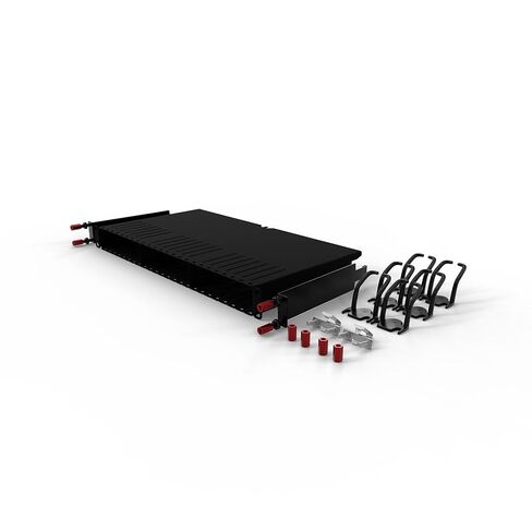 إطار PATCHBOX ONE - إطار معياري مقاس 19 بوصة مثبت على حامل لإدارة الكابلات ورفوف الشبكة والخادم - يشتمل على القضبان و/dev/mounts وصواميل سداسية وPatchcatch - أشرطة أعمال in Kuwait