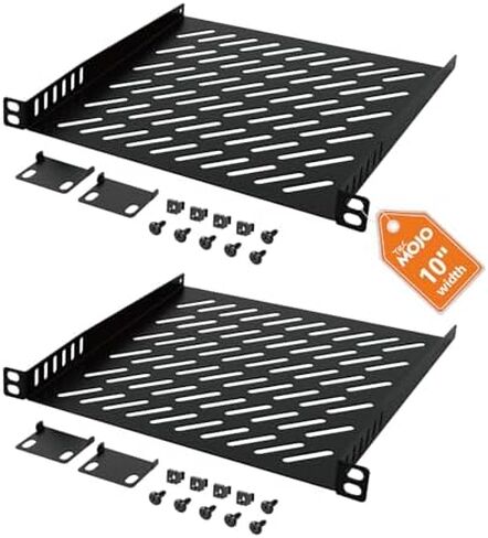Tecmojo 6U 10 inch Mini Server Rack & 2 Pack 0.5U Rack Shelf in Kuwait