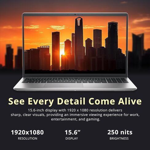 Dell 15 15.6" FHD Business Laptop, Intel Core i7-1355U, 16GB RAM, 1.5TB Storage(512GB SSD+1TB Docking Station Set), Intel UHD Graphics, Backlit Keyboard, Num Pad, Webcam, Wi-Fi 6, Win 11, Silver in Saudi Arabia