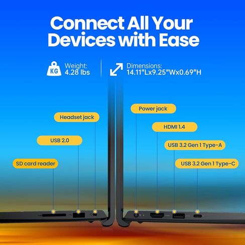 Dell Inspiron 15 Touchscreen Laptop Computer, 15.6" FHD Anti-Glare, AMD Ryzen 7 7730U, 20GB RAM, 512GB SSD, Windows 11 Pro, Numeric Keypad, Copilot AI, Business & Students, Office 365 for the Web in Kuwait