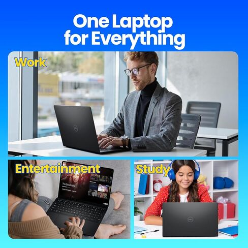 Dell Inspiron 15 Touchscreen Laptop Computer, 15.6" FHD Anti-Glare, AMD Ryzen 7 7730U, 20GB RAM, 512GB SSD, Windows 11 Pro, Numeric Keypad, Copilot AI, Business & Students, Office 365 for the Web in Kuwait