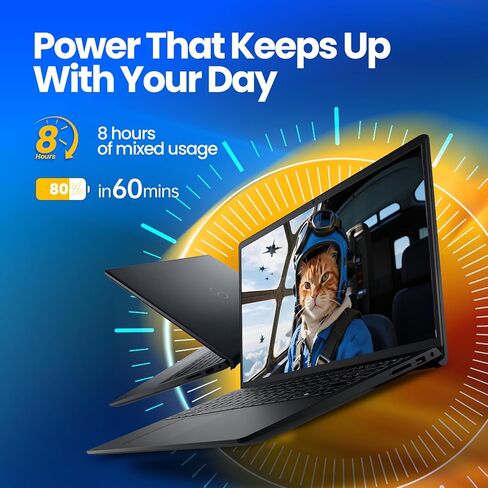 Dell Inspiron 15 Touchscreen Laptop Computer, 15.6" FHD Anti-Glare, AMD Ryzen 7 7730U, 20GB RAM, 512GB SSD, Windows 11 Pro, Numeric Keypad, Copilot AI, Business & Students, Office 365 for the Web in Kuwait