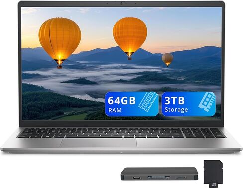 لاب توب ديل 15 مقاس 15.6 بوصة فل اتش دي للأعمال، انتل كور i7-1355U، ذاكرة وصول عشوائي 16 جيجا، تخزين 1.5 تيرابايت (512 جيجا اس اس دي+1 تيرابايت مجموعة قاعدة تركيب)، رسومات انتل الترا اتش دي، لوحة مفاتيح بإضاءة خلفية، لوحة أرقام، كاميرا ويب، واي فاي 6، وين in Kuwait