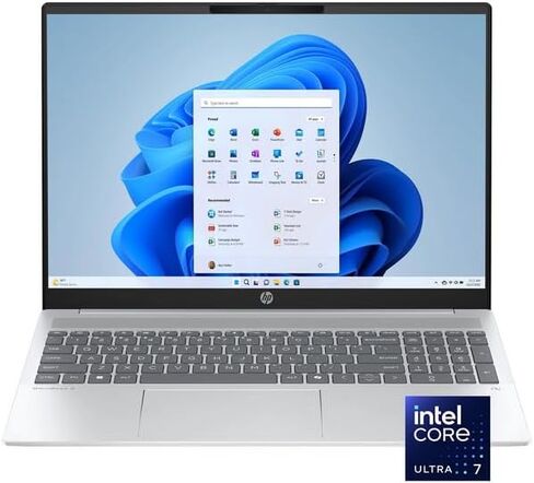 HP OmniBook 5 16 inch 2K Touch Laptop AI PC Intel Core Ultra 7 255U 16GB RAM 1TB SSD Glacier Silver in Kuwait