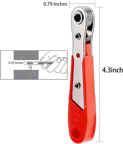 Multifunctional Angled Ratchet Screwdriver, Alloy Steel Dual Direction Ratchet Handle, 90° Right Angle Design, Hand Tool for Narrow Space Home Auto Repair in Kuwait