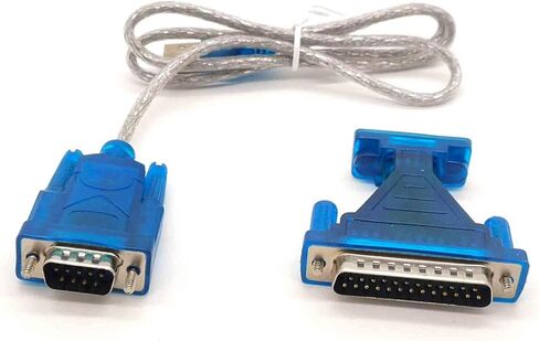 المسلسل DB9 ذكر إلى المنفذ التسلسلي DB25 إلى USB RS232 محول كابل 1M in Kuwait