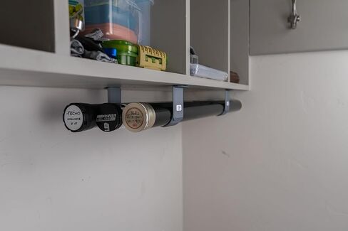 حامل أنبوب Fly Rod – أسفل الرف والسقف | يحمل 3 أنابيب قضيب الطيران | PETG، صنع في الولايات المتحدة الأمريكية | يناسب أنابيب القضبان الصلبة والقماش القياسية مقاس 2 بوصة والكبيرة 2.5 بوصة (3) in Kuwait