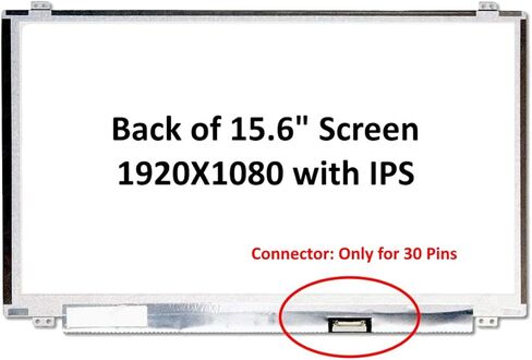 شاشة بديلة LCD جديدة مقاس 15.6 بوصة N156HCE-EAA FHD 1920x1080 IPS 30 Pin Matte متوافقة مع NV156FHM-N41/N43 لتطبيق الكمبيوتر المحمول/الشاشة/الشاشة/LCD in Kuwait