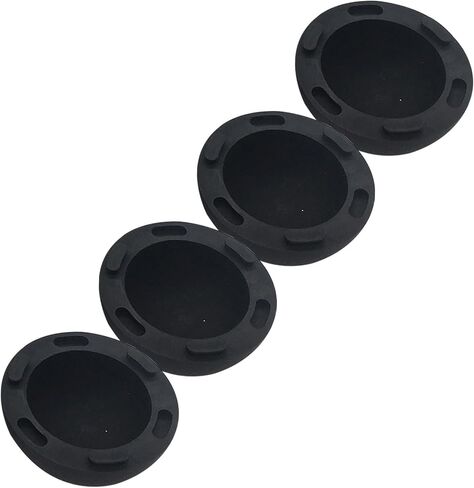 4 Pcs Black Silicone Laptop Cooling Balls, Portable Airflow Stand Risers for Notebook Ventilation, Sturdy Laptop Feet Cooling Pads for Improved Heat Dissipation in Kuwait