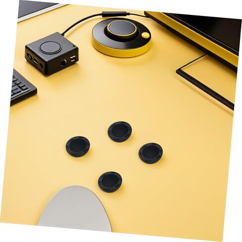 4 Pcs Black Silicone Laptop Cooling Balls, Portable Airflow Stand Risers for Notebook Ventilation, Sturdy Laptop Feet Cooling Pads for Improved Heat Dissipation in Kuwait