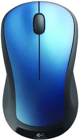 Logitech M310 3-Button Wireless USB Laser Scroll Mouse w/Nano Transceiver (Blue/Black) in Kuwait
