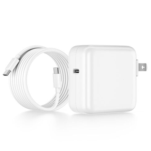 شاحن Mac Book Pro - محول طاقة شاحن سريع USB C بقدرة 45 وات لمنفذ USB C MacBook Air 13 15 بوصة /MacBook Pro 14 16 بوصة، iPhone 17/ 16/ 15، iPad Pro، وجميع أجهزة USBC، كابل نوع C بطول 6 أقدام متضمن in Kuwait