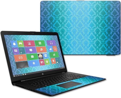 Mightyskins Skin متوافق مع كمبيوتر محمول Hp 17t مقاس 17.3 بوصة (2017) - أزرق عتيق | غطاء ملتف من الفينيل واقٍ ومتين وفريد ​​من نوعه | سهل التطبيق والإزالة وتغيير الأنماط | صنع في الولايات المتحدة الأمريكية in Kuwait