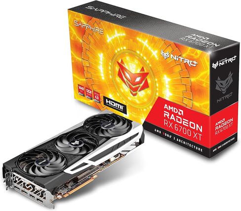 بطاقة رسومات الألعاب Sapphire 11306-01-20G Nitro+ AMD Radeon RX 6700 XT مع ذاكرة GDDR6 سعة 12 جيجابايت وAMD RDNA 2 in Kuwait
