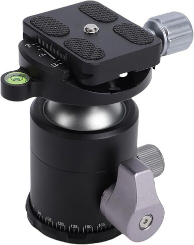 Sorandy 36mm Camera Tripod Ball Head, Aluminum Alloy Panoramic Ball Head, 1/4 Inch Plate with 360 Rotation for DSLR Camera Monopod Tripod in Kuwait