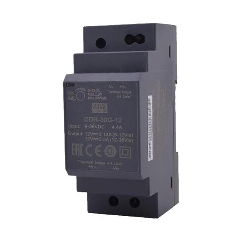 MEAN WELL DDR-30G-12 30W Din Rail DC/DC Converter O/P +12V2.5A - 1 item(s) in Kuwait