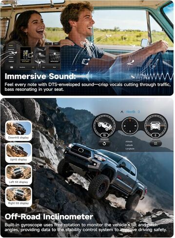 Roadanvi Android 14 6G+128G 12.3" Car Stereo for Toyota RAV4 2019-2022 Wireless Carplay Android Auto Car Radio Bluetooth 5.2 Head Unit QLED 1920x720 Touch Screen DTS GPS Navigation, X14 Series in Kuwait