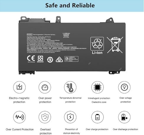 ALIPOWER RF03XL Laptop Battery Replacement for HP HP ProBook 430 440 445 450 455,455R G6 G7 ZHAN 66 Pro 13 14 15 G2 Serie L84354-005 L83685-AC1 HSTNN-OB1Q HSTNN-DB1Q HSTNN-DBN 9A HSTNN N-UB7R in Kuwait
