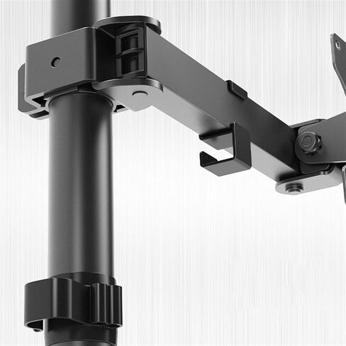 Monitor Arms Single Monitor Mount for 13–32" Screens Up to 17.6 Lbs, Adjustable Arm Full Motion with C-Clamp & Grommet Base, Max 100X100Mm Desk Accessories in Kuwait