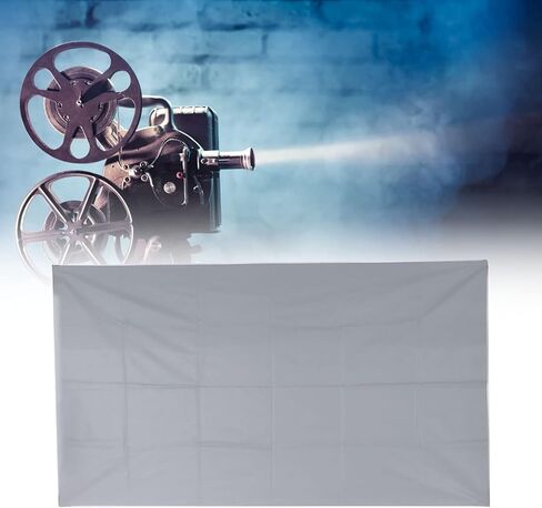HD Projector Screen, 4K Anti Light Foldable Portable Movies Screen for Home Theater Party Office Classroom Outdoor Indoor,Movie Projection Screen with inches in Kuwait