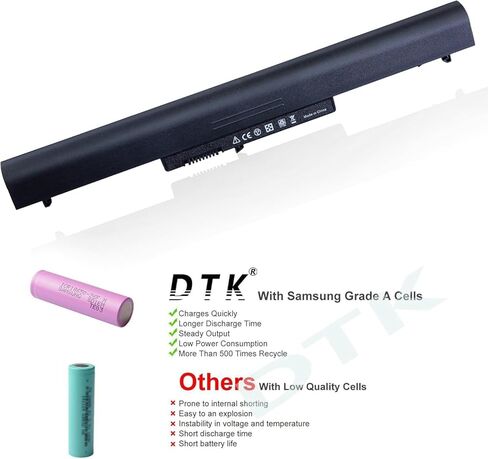 DTK Laptop Battery VK04 Replacement for HP Pavilion Sleekbook H4Q45AA /HSTNN-YB4D /15-b000 Pavilion Ultrabook 14-b000 Serie [14.4V 2600mAh] in Kuwait