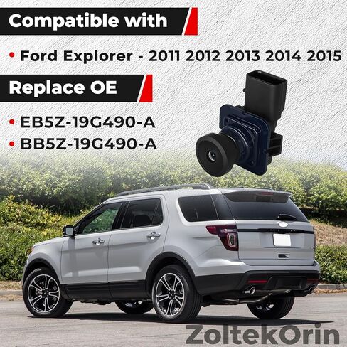 Rear View Backup Camera Compatible with Ford Explorer 2011-2015 Parking Assist Reverse Camera, Replacement for BB5Z-19G490-A 170 Wide Angle HD Lens for Easy Parking & Reversing in Kuwait
