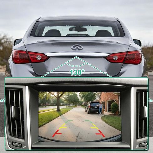 28442-4GA0B 4PIN Rear View Camera Replacement for Infiniti Q50 w/o AVM 2014-2019 & Infiniti Q50 Hybrid w/o AVM 2014-2018, OE Backup Cam Replaces 28442-4GA1B, 284424GA0B, 284424GA1B by GreenYi in Kuwait