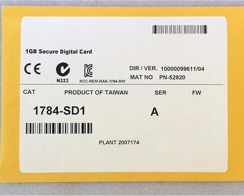 بطاقة الذاكرة الرقمية الآمنة 1784-SD1 1784SD1 جديدة في الصندوق مع ضمان لمدة عام واحد in Kuwait