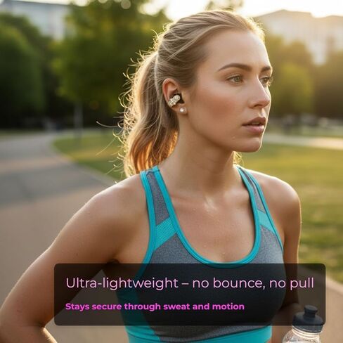 مشبك على سماعات الأذن لسماعات الأذن Bose Ultra Open - ملحقات زخرفية خفيفة الوزن لسماعات الأذن اللاسلكية (سماعات الأذن غير متضمنة) (ذهبي - تصميم ماسي كامل (زوج)) in Kuwait