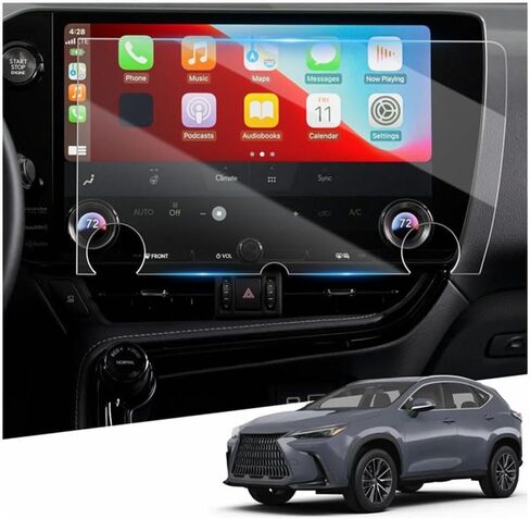 متوافق مع واقي شاشة التعامل الرياضي Lexus NX 350h F لعام 2026 لعام 2026 Lexus NX350/NX350h/NX450h+ حافظة شاشة تعمل باللمس مقاس 14 بوصة لملحقات Lexus NX 350 لعام 2026 2026 من الزجاج المقسى in Kuwait