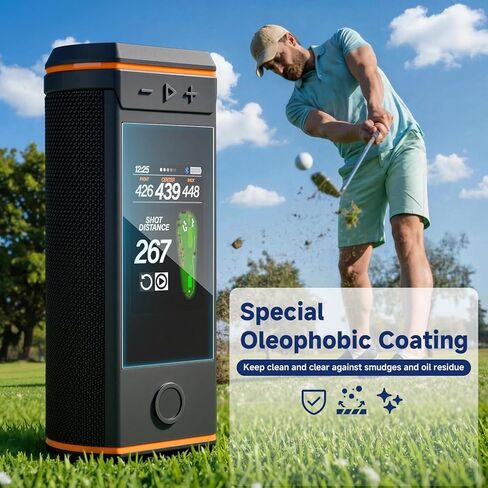 Xxerciz Screen Protector for Bushnell Golf Wingman HD GPS Speaker, 2-Pack Tempered Glass Film with Easy Installation, Anti-Scratch Bubble Free 9H Hardness HD Clear Film in Kuwait