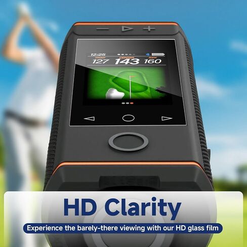 Xxerciz Screen Protector for Bushnell Golf Wingman HD GPS Speaker, 2-Pack Tempered Glass Film with Easy Installation, Anti-Scratch Bubble Free 9H Hardness HD Clear Film in Kuwait