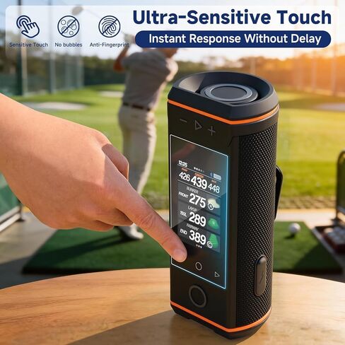 Xxerciz Screen Protector for Bushnell Golf Wingman HD GPS Speaker, 2-Pack Tempered Glass Film with Easy Installation, Anti-Scratch Bubble Free 9H Hardness HD Clear Film in Kuwait