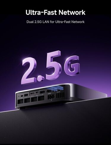 كمبيوتر صغير MINISFORUM X1 Pro 470 مزود بمعالج AMD Ryzen AI 9 HX470، ورسومات Radeon 890M، وذاكرة وصول عشوائي 32 جيجابايت، و1 تيرابايت SSD، ومنفذ 2x5G RJ45|WiFi7|BT5.4، ومخرج فيديو HDMI/DP/2xUSB4، يدعم Copilot كمبيوتر صغير يعمل بالذكاء الاصطناعي in Kuwait
