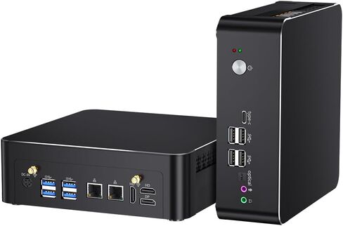 msecore Mini PC with Core i9-9880H (Upto 4.8GHz), 64GB DDR4 RAM 1T NVME SSD Desktop Computer, 2* HD, 1* DP, Triple Display, 4K@60Hz, Dual 2.5G LAN, 1*Type-C, Wi-Fi 6E, Windows 11 Pro in Kuwait