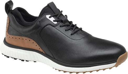 حذاء الجولف الرجالي من Johnston & Murphy XC4 H2-Luxe Hybrid Saddle | جلد مقاوم للماء | خفيف الوزن | وسادة نعل أوسط كاملة من مادة EVA in Saudi Arabia