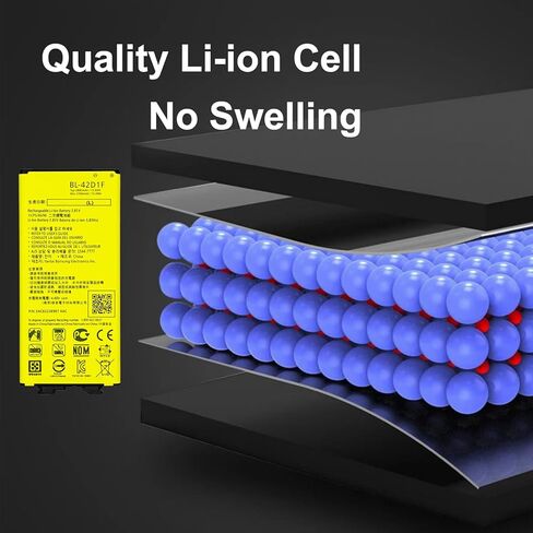 GREEN FUSION المتوافقة مع مجموعة البطاريات البديلة LG G5 BL-42D1F تتضمن أدوات إصلاح in Kuwait