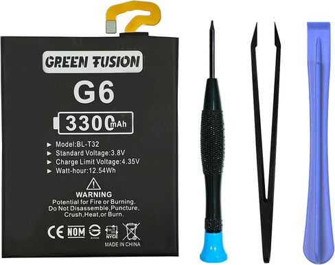 GREEN FUSION المتوافقة مع مجموعة البطاريات البديلة LG G5 BL-42D1F تتضمن أدوات إصلاح in Kuwait