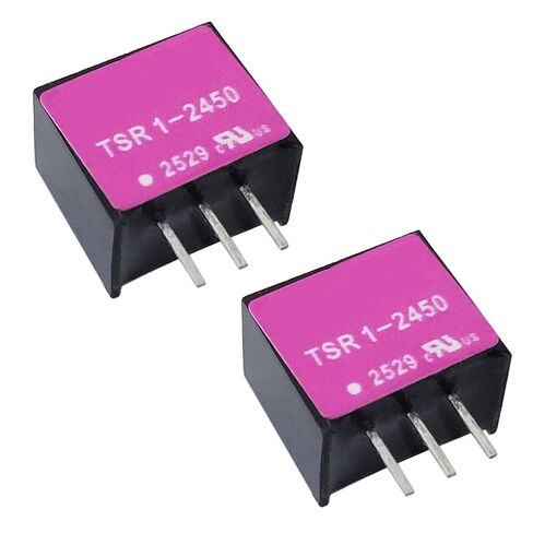 TSR 1-2450 محول وحدة الطاقة DC/DC غير المعزول، منظم تحويل 5 فولت 1 أمبير لتركيبات الأجهزة، قطعتان in Kuwait
