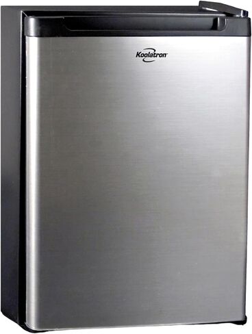 Koolatron Super Kool 45 ثلاجة محمولة بسعة 1.76 قدم مكعب (50 لتر)، 12 فولت تيار مستمر / 110 فولت تيار متردد، فولاذ مقاوم للصدأ، مبرد كهروحراري، ثلاجة مدمجة لأنابيب الحرارة لسائقي الشاحنات لمسافات طويلة، سيارة، قارب، مسكن، مكتب، عربة سكن متنقلة in Saudi Arabia