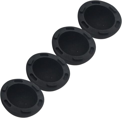 STOBAZA 4pcs Black Silicone Laptop Ventilation Sphere Riser Pads Notebook Stand Cooling Feet for Laptop Support and Elevation Compatible for Desk Use in Kuwait