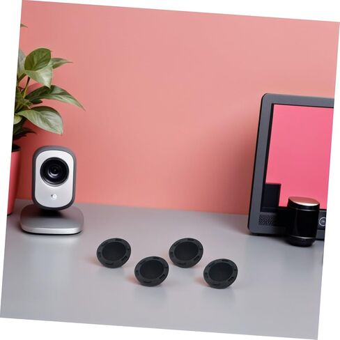 STOBAZA 4pcs Black Silicone Laptop Ventilation Sphere Riser Pads Notebook Stand Cooling Feet for Laptop Support and Elevation Compatible for Desk Use in Kuwait
