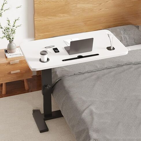 Small Portable Desk, Height Adjustable Sofa Bedside Laptop Table Mobile Standing Side Table for Home Office, in Kuwait