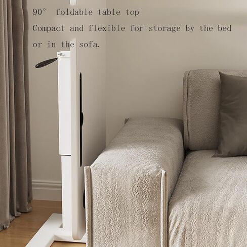 Small Portable Desk, Height Adjustable Sofa Bedside Laptop Table Mobile Standing Side Table for Home Office, in Kuwait