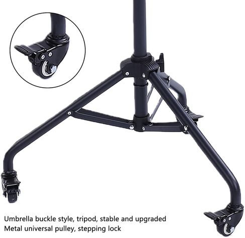حامل ثلاثي للكمبيوتر المحمول من Asixxsix، ارتفاع قابل للتعديل 28-51.2 بوصة، حامل ثلاثي القوائم لجهاز العرض المحمول مع حامل هاتف صينية العجلات، لمحطة العمل، معدات DJ، والخلاط in Kuwait